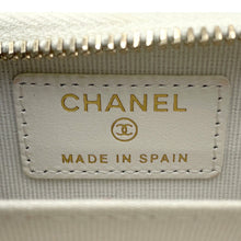 Load image into Gallery viewer, CHANEL Classic zip coin purse WhiteAP0216 Caviar Leather
