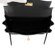Load image into Gallery viewer, HERMES Kelly Retourne Black Togo Leather Size 28
