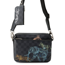 Load image into Gallery viewer, LOUIS VUITTON Trio Messenger Animal NoirN58040 Damier Graphite

