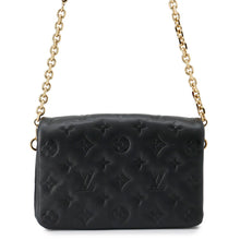 Load image into Gallery viewer, LOUIS VUITTON PochetteCoussin NoirM80742 Lamb Leather Monogram・Pattern
