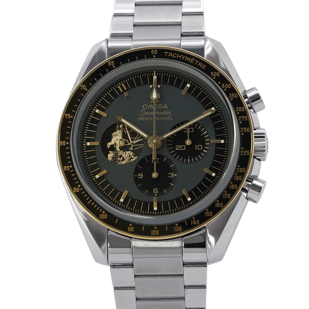 OMEGA Speedmaster Apollo 11 50th Anniversary Limited to 6,969 units W42mm Stainless Steel K18YG Black Dial310.20.42.50.01.001