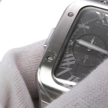 将图像加载到图库查看器中，CARTIER Santos de Cartier Chronograph XL Japan Limited Edition 220 pieces W43.3mm Stainless Steel Gray DialWSSA0078

