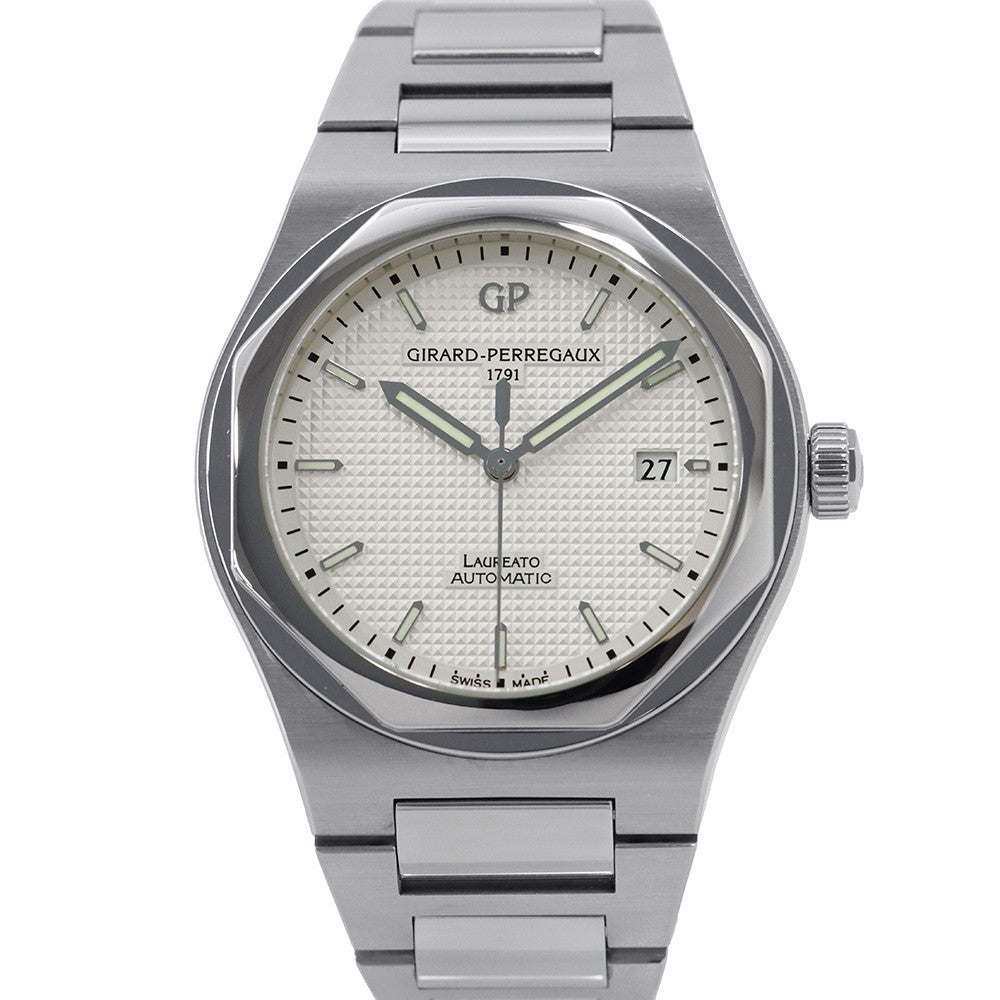 GIRARD-PERREGAUX Laureato 225th Anniversary Model Limited to 225 pieces W41mm Stainless Steel Silver Dial81000-11-131-11A