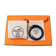将图像加载到图库查看器中，HERMES Bolide1923 Blue Tie Chevre Myzore Goatskin Size Mini
