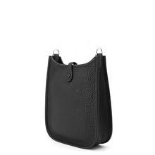 Load image into Gallery viewer, HERMES Evelyne Amazon Sangle Zigzag Long Black/White Taurillon Clemence Size TPM

