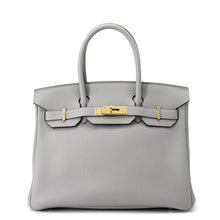 Load image into Gallery viewer, HERMES Birkin Gris Mouette Togo Leather Size 30
