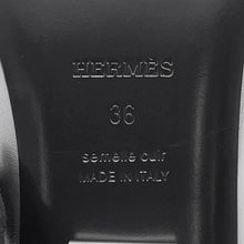 将图像加载到图库查看器中，HERMES Sandals《Idol》 Silver Leather Size 36
