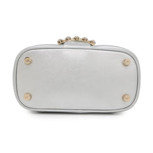 将图像加载到图库查看器中，Roger Vivier Roger Vivier Rhinestone Vanity Shoulder Bag SilverRBWANMH Leather Rhinestone
