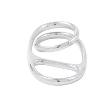 将图像加载到图库查看器中，HERMES Chaine d&#39;Ancre Punk Triple Ring Size 57/#15#17#19H124602B SV925

