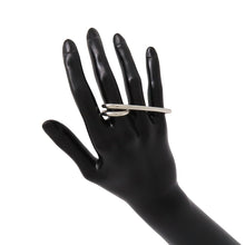 将图像加载到图库查看器中，HERMES Chaine d&#39;Ancre Punk Triple Ring Size 57/#15#17#19H124602B SV925
