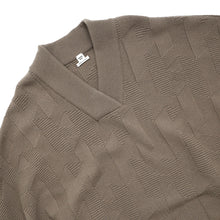 将图像加载到图库查看器中，HERMES Poncho &quot;H&quot; motif Size 34 Brown Wool 100%
