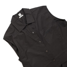 Load image into Gallery viewer, HERMES Caleche Embroidery Sleeveless Dress Size 40 Black Cotton100%
