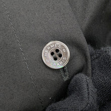 Load image into Gallery viewer, HERMES Caleche Embroidery Sleeveless Dress Size 40 Black Cotton100%
