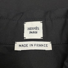 Load image into Gallery viewer, HERMES Caleche Embroidery Sleeveless Dress Size 40 Black Cotton100%
