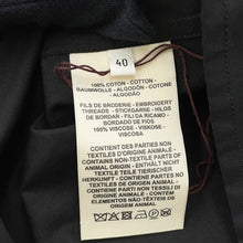 Load image into Gallery viewer, HERMES Caleche Embroidery Sleeveless Dress Size 40 Black Cotton100%
