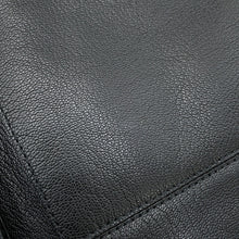 Load image into Gallery viewer, HERMES Serie Button Sleeveless Vest Size 42 Black Goatskin Leather
