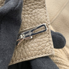 Load image into Gallery viewer, HERMES Jacket Size 40 Brown Deer Leather Cashmere 93% Polyester 7%
