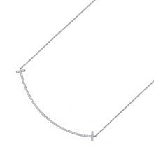 Load image into Gallery viewer, TIFFANY&amp;Co. T Smile Necklace Size Large60011655 18K White Gold

