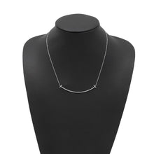 Load image into Gallery viewer, TIFFANY&amp;Co. T Smile Necklace Size Large60011655 18K White Gold
