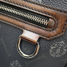 将图像加载到图库查看器中，Berluti URIS 2way Tote Black/Brown Leather PVC Size Small
