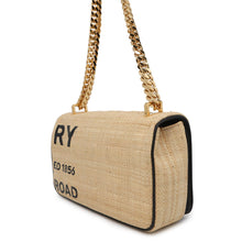 将图像加载到图库查看器中，BURBERRY ★Horseferry Print Small Lola Beige8030229 Raffia Leather
