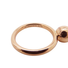 将图像加载到图库查看器中，TIFFANY&amp;Co. Hardware ball Ring Size #11 18K Pink Gold
