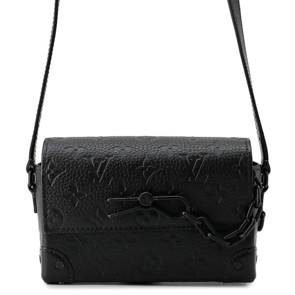 LOUIS VUITTON Steamer Wearable Wallet NoirM81746 Taurillon Leather/Monogram・Pattern