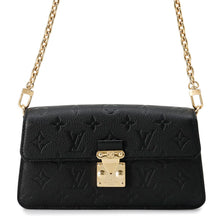 将图像加载到图库查看器中，LOUIS VUITTON Wallet on Chain Metis NoirM82637 Monogram Empreinte Leather
