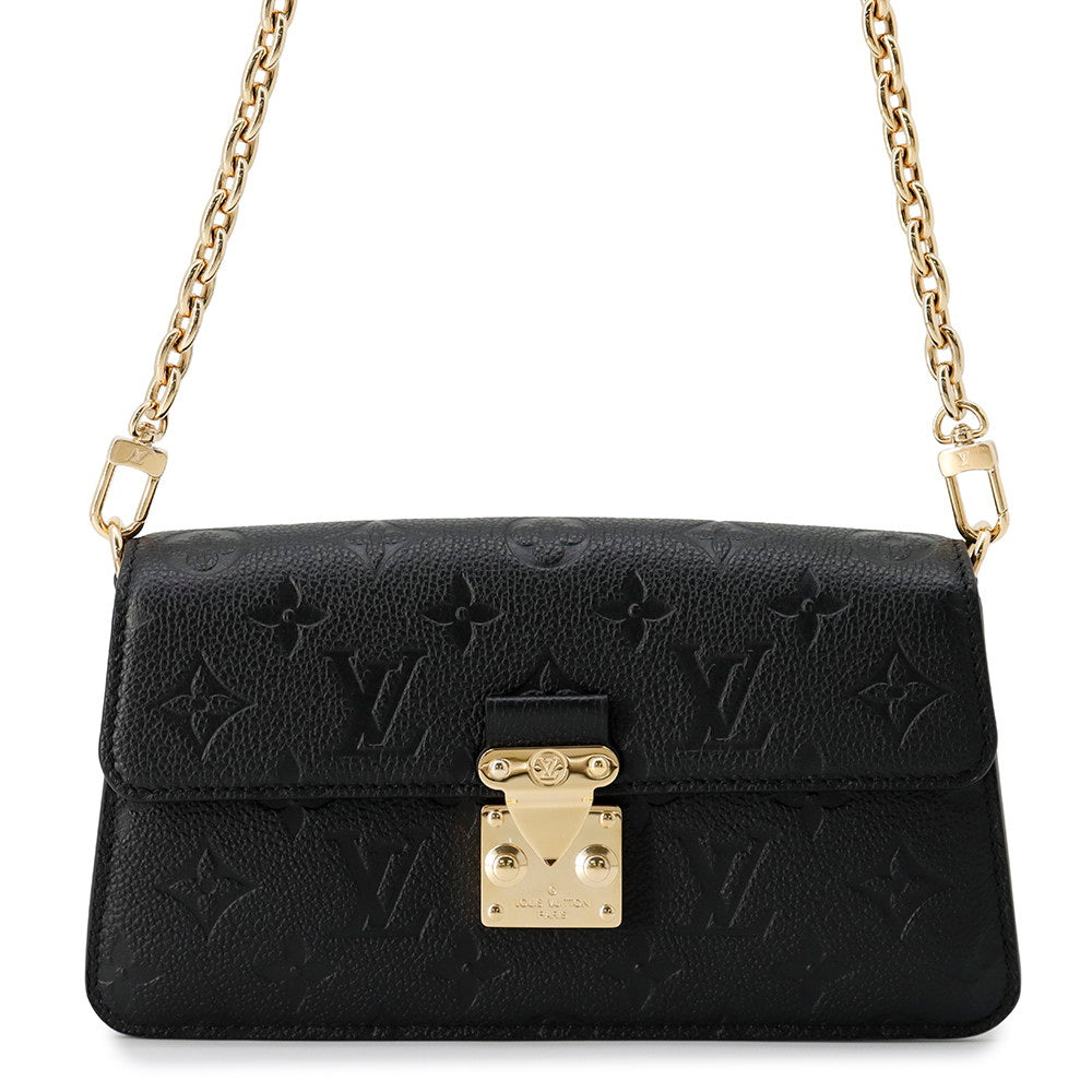 LOUIS VUITTON Wallet on Chain Metis NoirM82637 Monogram Empreinte Leather