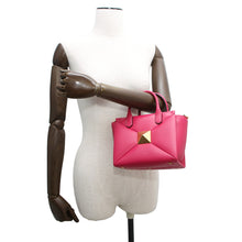 Load image into Gallery viewer, Valentino Garavani Rock Studded 2WAY Shoulder Bag PinkXW0B0K59HHX Leather
