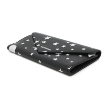 Load image into Gallery viewer, BALENCIAGA Paper Star Print Long Wallet Black/White499207 Leather
