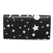 Load image into Gallery viewer, BALENCIAGA Paper Star Print Long Wallet Black/White499207 Leather
