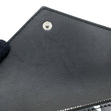 Load image into Gallery viewer, BALENCIAGA Paper Star Print Long Wallet Black/White499207 Leather

