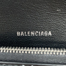 Load image into Gallery viewer, BALENCIAGA Paper Star Print Long Wallet Black/White499207 Leather
