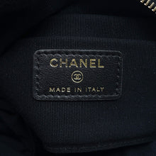 将图像加载到图库查看器中，CHANEL CC Logo ChainShoulderPouch BlackAP2669 Nylon Leather
