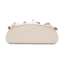 将图像加载到图库查看器中，GUCCI GG Embossed Backpack White625770 Leather
