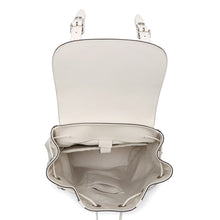 将图像加载到图库查看器中，GUCCI GG Embossed Backpack White625770 Leather
