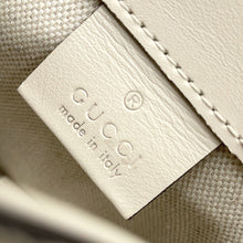 将图像加载到图库查看器中，GUCCI GG Embossed Backpack White625770 Leather
