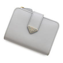 Load image into Gallery viewer, PRADA City Calf Tab Wallet Gray1ML018 Leather
