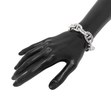 Load image into Gallery viewer, HERMES Chaine d&#39;Ancre Bracelet 9 frames Size TGM Silver SV925
