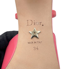 将图像加载到图库查看器中，Dior DAY Slingback Pumps PinkKCB828VCA Leather Patent Leather Size 34
