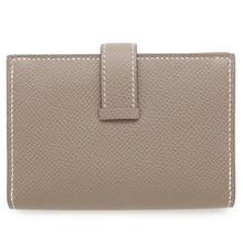 将图像加载到图库查看器中，HERMES Bearn Card Case Etoupe Epsom
