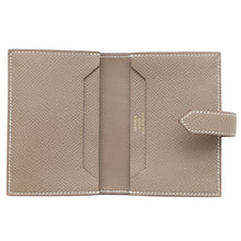 将图像加载到图库查看器中，HERMES Bearn Card Case Etoupe Epsom
