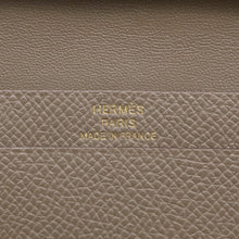 将图像加载到图库查看器中，HERMES Bearn Card Case Etoupe Epsom
