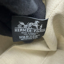 Load image into Gallery viewer, HERMES Brid a Black Navy/Green Canvas Size PM
