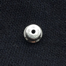 将图像加载到图库查看器中，HERMES Col H Earrings Black Swift Leather Metal
