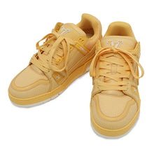 Load image into Gallery viewer, LOUIS VUITTON Trainer Sneakers Jaune Leather Rubber Size 4
