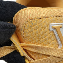 Load image into Gallery viewer, LOUIS VUITTON Trainer Sneakers Jaune Leather Rubber Size 4
