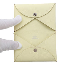 Load image into Gallery viewer, HERMES ★Calvi Jaune Milton Epsom
