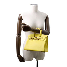 Load image into Gallery viewer, HERMES Birkin Lime Swift Leather Size 25
